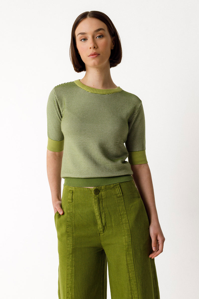 SKFK Muike sweater G7 dark green women