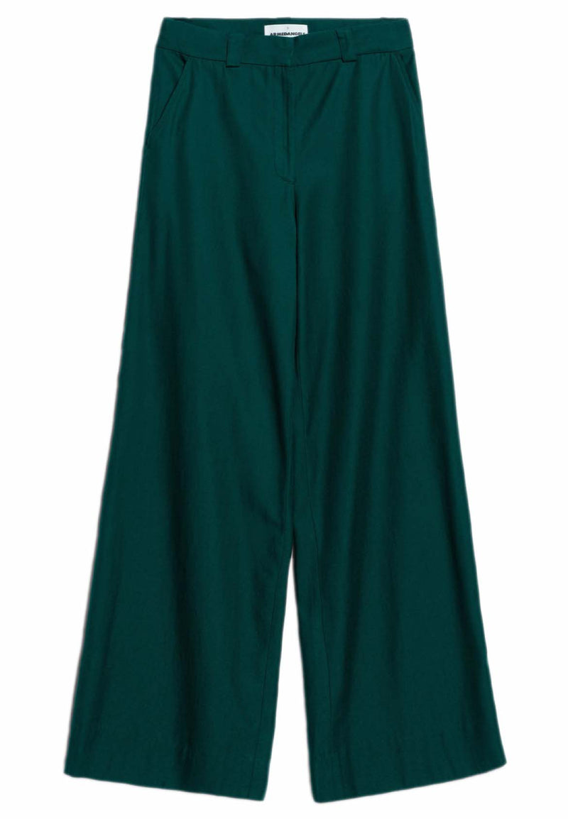 ARMEDANGELS Nagassaa trousers teal stone women