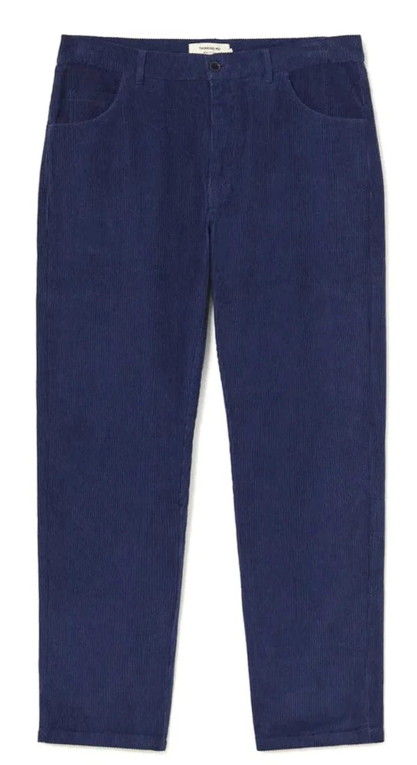 THINKING MU Corduroy 5 pockets pants navy men