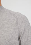 ARMEDANGELS Mocaa jumper silver grey melange men