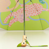 ORIGINAL DUCKHEAD Compact duck umbrella arty cats lime