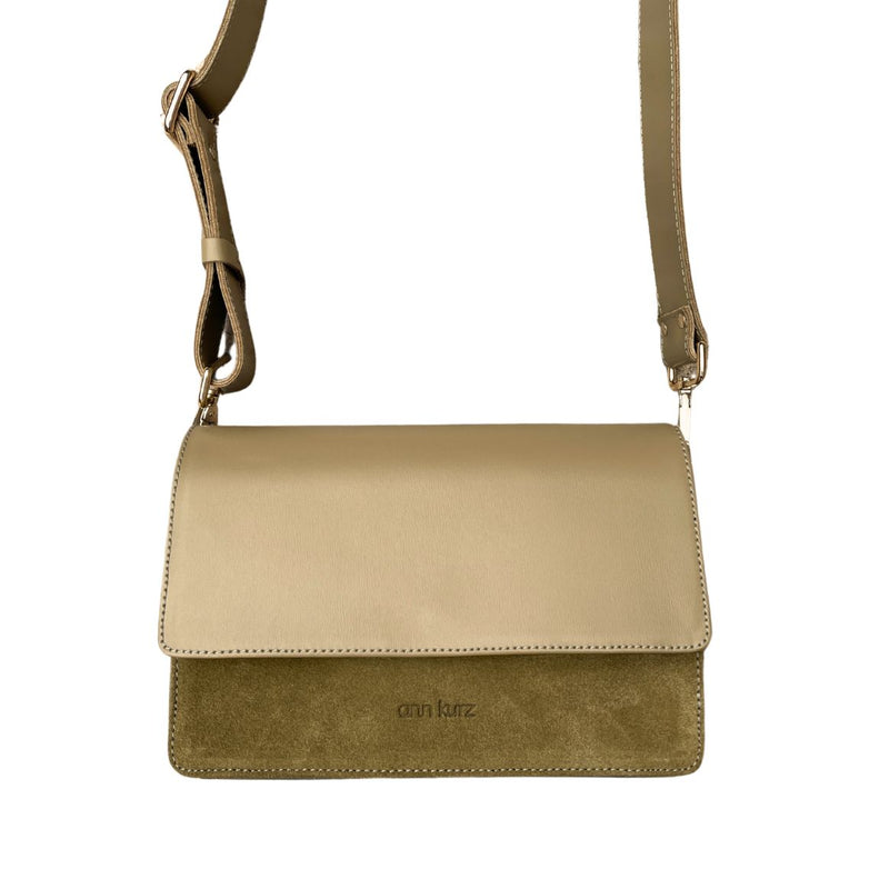 ANN KURZ Perfect square crossbody bag mix alga women