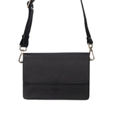 ANN KURZ Perfect square crossbody bag nappa black women