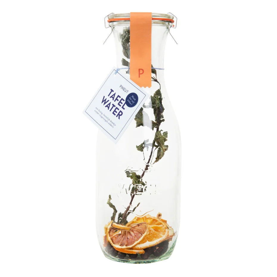 PINEUT Tablewater carafe citrus, mint and blueberries