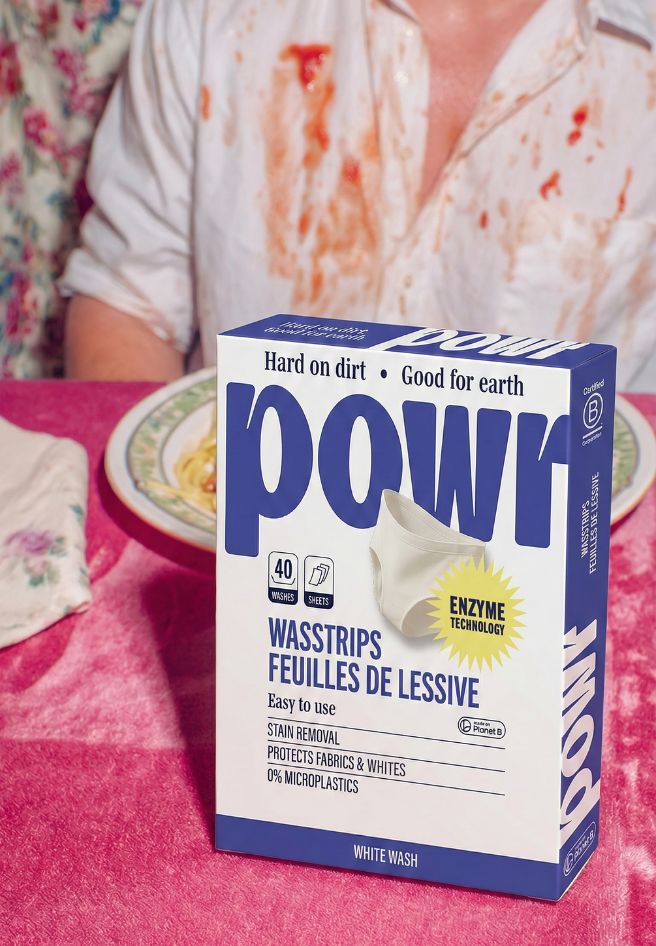 POWR Laundry strips white wash