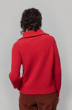 RIFO Annalisa recycled wool sweater red papavero women