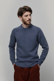 RIFO Biagio cashmere jumper blue pioggia men