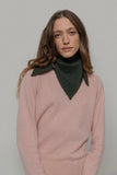 RIFO Masha recycled cashmere bandana green foresta unisex