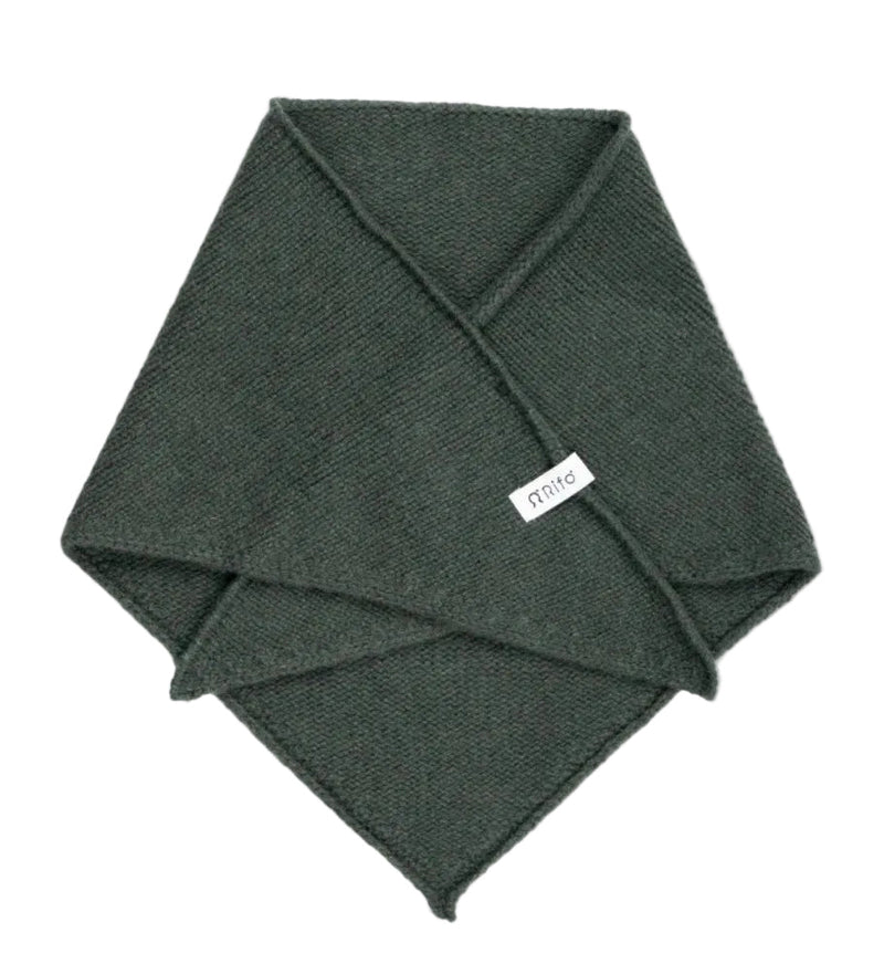 RIFO Masha recycled cashmere bandana green foresta unisex