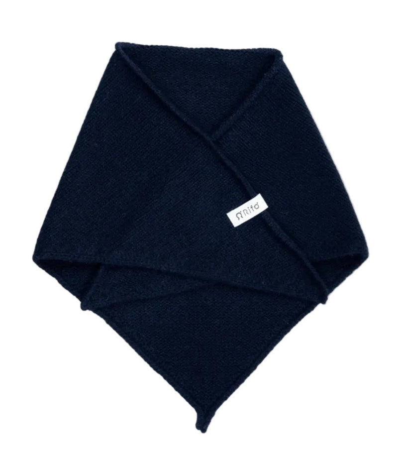 RIFO Masha cashmere bandana blue mora unisex