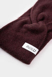RIFO Nadia recycled cashmere headband brown caffè women