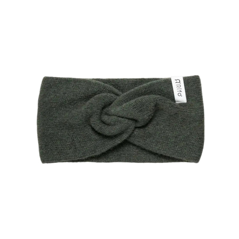 RIFO Nadia recycled cashmere headband green foresta women