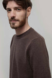 RIFO Romeo recycled cashmere sweater brown corteccia men