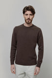 RIFO Romeo recycled cashmere sweater brown corteccia men