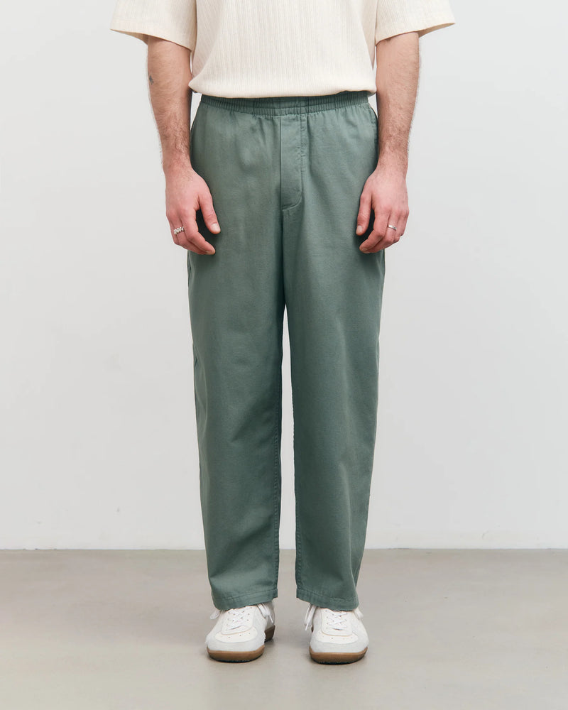 ROTHOLZ Wide-leg trousers leaf green men