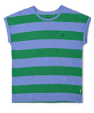 TWOTHIRDS Santandria striped t-shirt bicolour green women