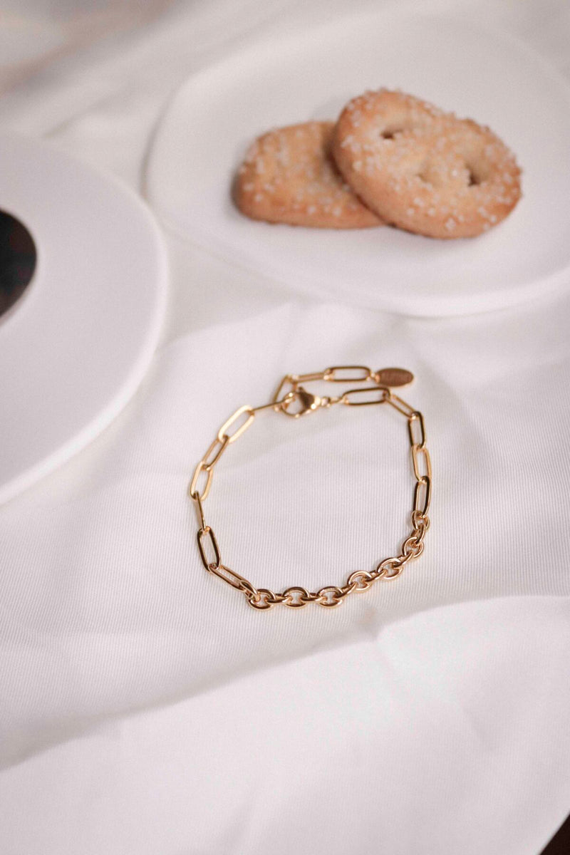 KLIMBIM Seq bracelet gold
