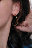 SEW A SONG Bent hoops gold plated