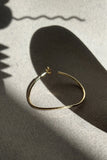 SEW A SONG Bent hoops gold plated