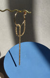 SEW A SONG Nimes hoops gold plated