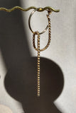SEW A SONG Nimes hoops gold plated