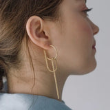 SEW A SONG Nimes hoops gold plated