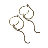 SEW A SONG Nimes hoops gold plated