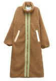 EMBASSY OF BRICKS AND LOGS Sherpa coat earth unisex