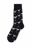 DEDICATED Sigtuna socks cocktails black unisex