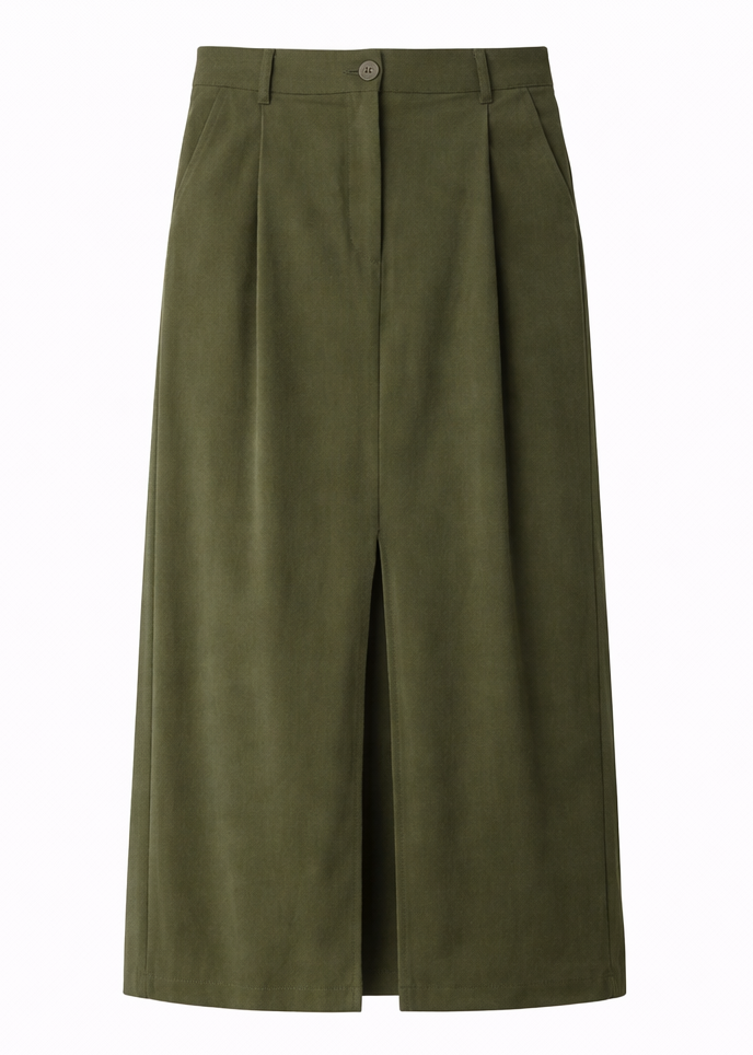 SKFK Maora skirt G9 bottle green women
