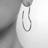 SEW A SONG Sofia hoops silver