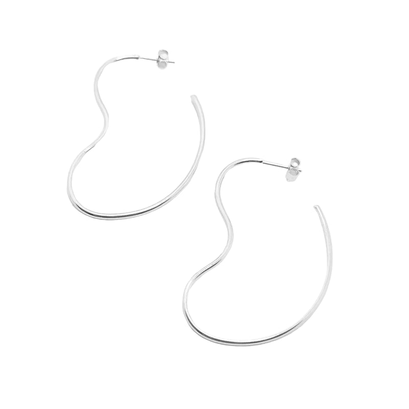 SEW A SONG Sofia hoops silver