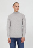 ARMEDANGELS Mocaa jumper silver grey melange men