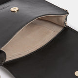 ANN KURZ Perfect square crossbody bag nappa black women