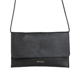 ANN KURZ Thin clutch nappa black women