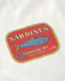 THINKING MU Aaron sardines t-shirt white men