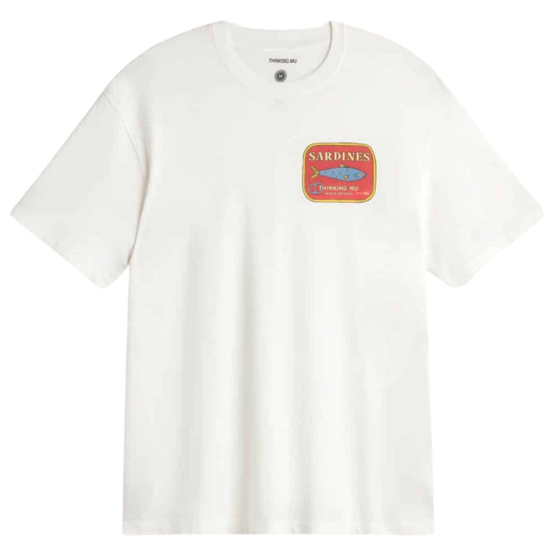 THINKING MU Aaron sardines t-shirt white men