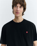 THINKING MU Aaron sol contrast t-shirt black men