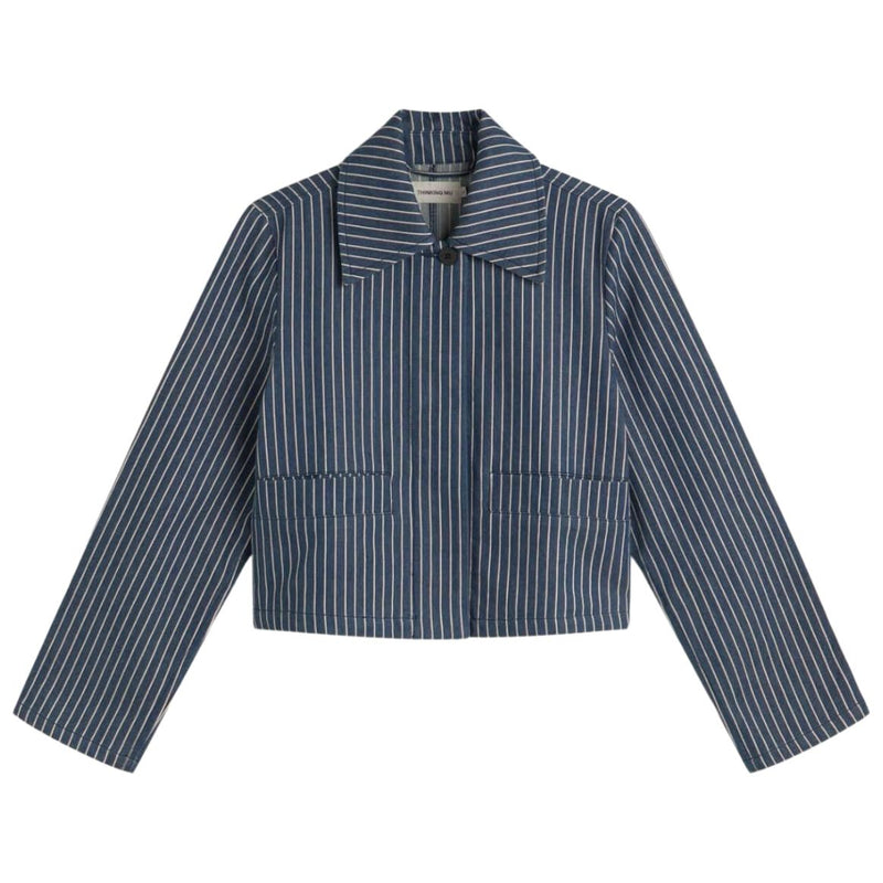 THINKING MU Astrid jacket railway stripes women