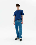 THINKING MU Hemp t-shirt blue night men