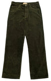 THINKING MU David corduroy pants bottle green men