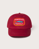 THINKING MU Chris sardines cap dark red unisex