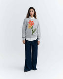 THINKING MU Jodie sweatshirt poppy grey women