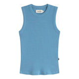 THINKING MU Juliette tank top dark dusk women
