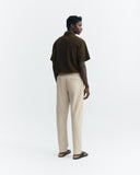 THINKING MU Light travel pants oatmeal men