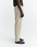 THINKING MU Light travel pants oatmeal men