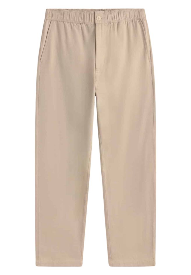 THINKING MU Light travel pants oatmeal men