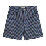 THINKING MU Luisa shorts railway stripes women