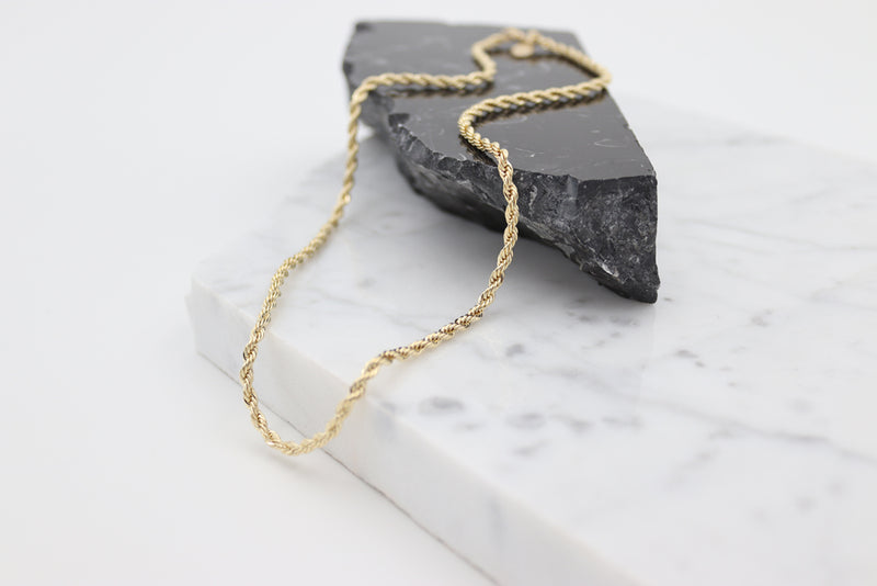 KLIMBIM Twister necklace silver