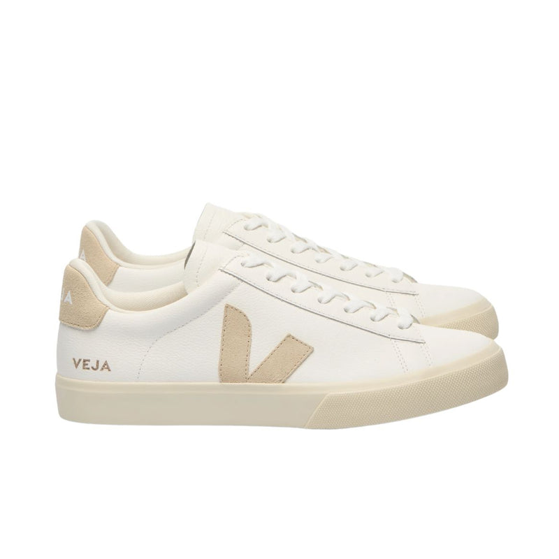 VEJA Campo leather white almond women